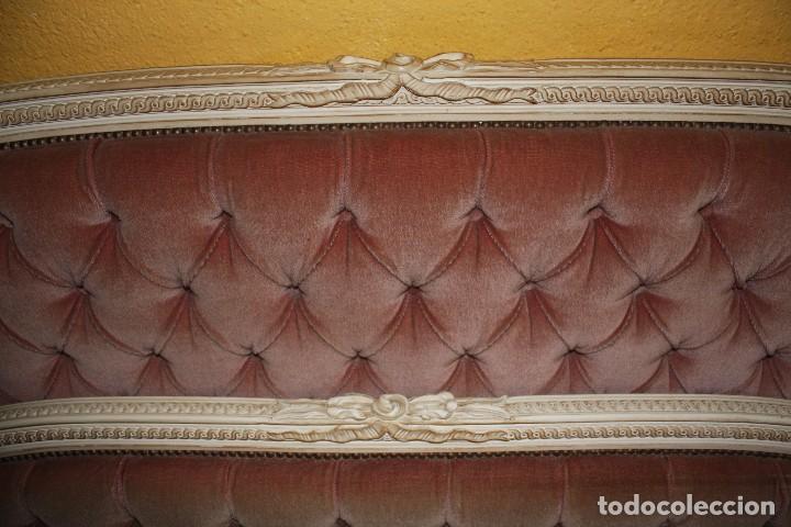 Antig&uuml;edades: Cama y 2 sillas Luis XV. Ref. 5986 - Foto 11