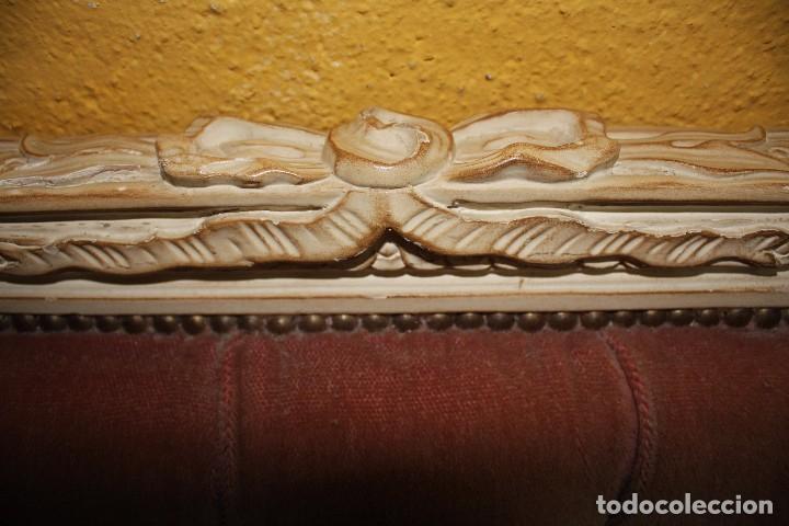 Antig&uuml;edades: Cama y 2 sillas Luis XV. Ref. 5986 - Foto 12
