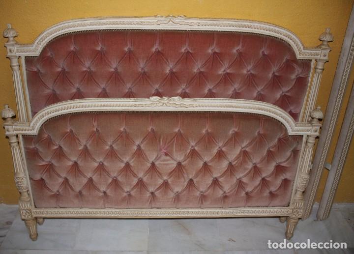 Antig&uuml;edades: Cama y 2 sillas Luis XV. Ref. 5986 - Foto 15