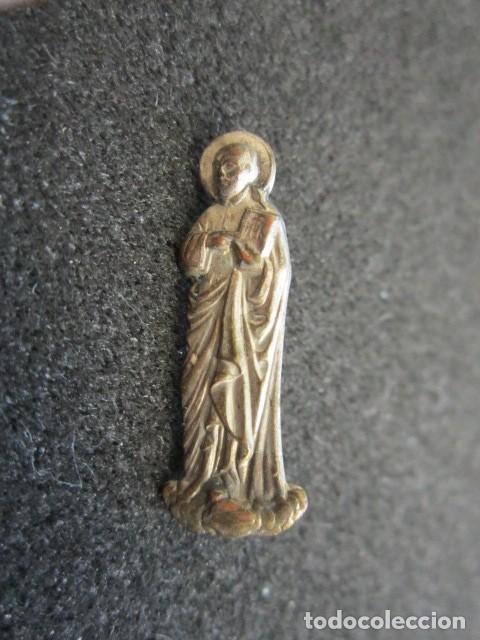 Antig&uuml;edades: ANTIGUO BROCHE RELIGIOSO SANTO. - Foto 1