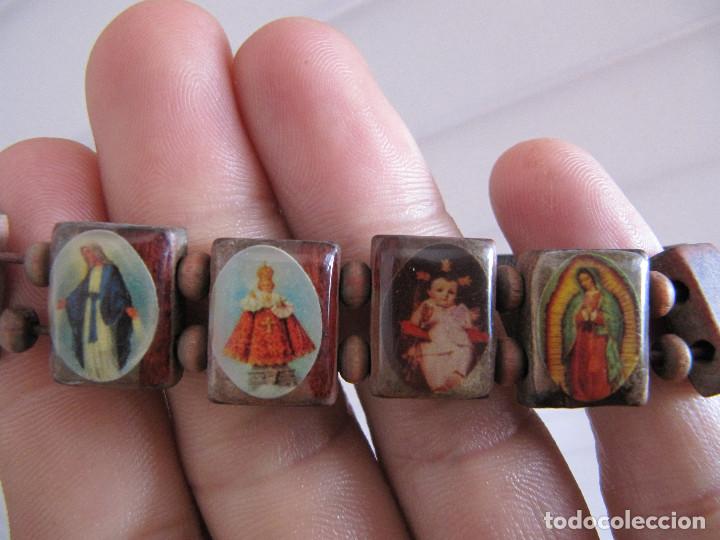 Antig&uuml;edades: PULSERA DE MADERA SANTORAL - Foto 6