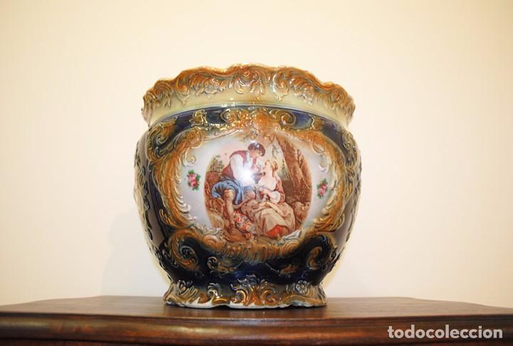 Antig&uuml;edades: MACETERO PORCELANA - Foto 3