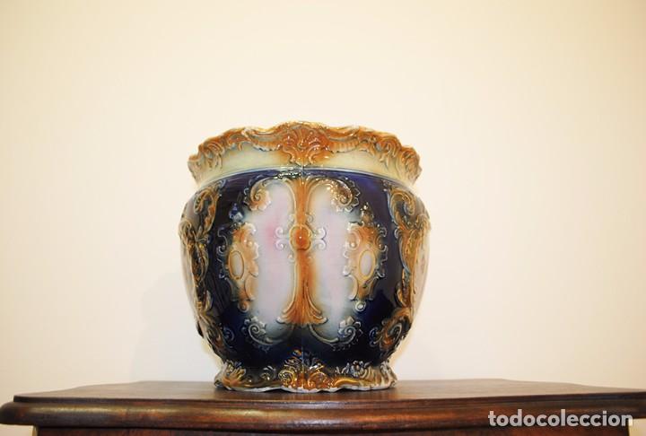 Antig&uuml;edades: MACETERO PORCELANA - Foto 4