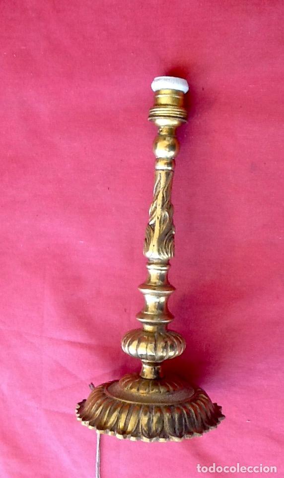 Antig&uuml;edades: CANDELABRO. LAMPARA ENVIO INCLUIDO.. - Foto 1