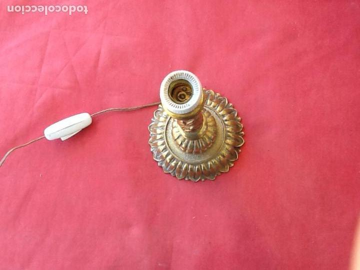 Antig&uuml;edades: CANDELABRO. LAMPARA ENVIO INCLUIDO.. - Foto 3