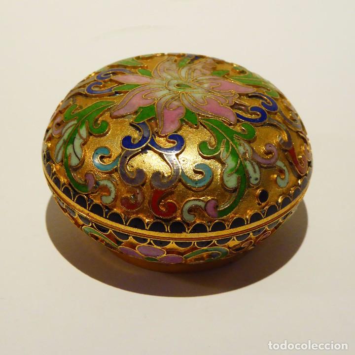 Antig&uuml;edades: Cajita de colecci&oacute;n cloisonn&eacute; - Foto 1