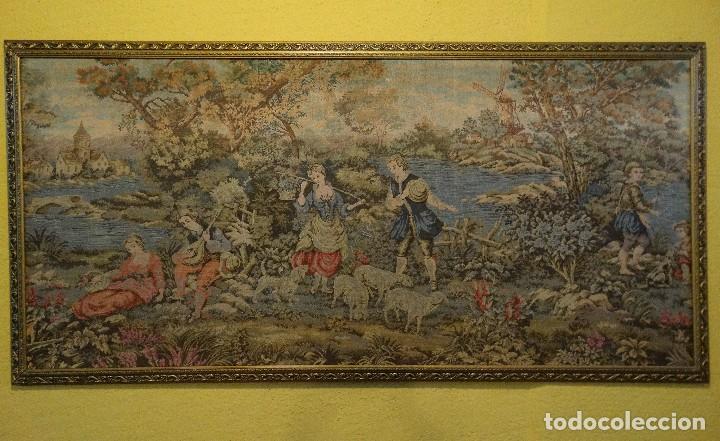Antig&uuml;edades: Tapiz enmarcado. Ref. 5988 - Foto 1