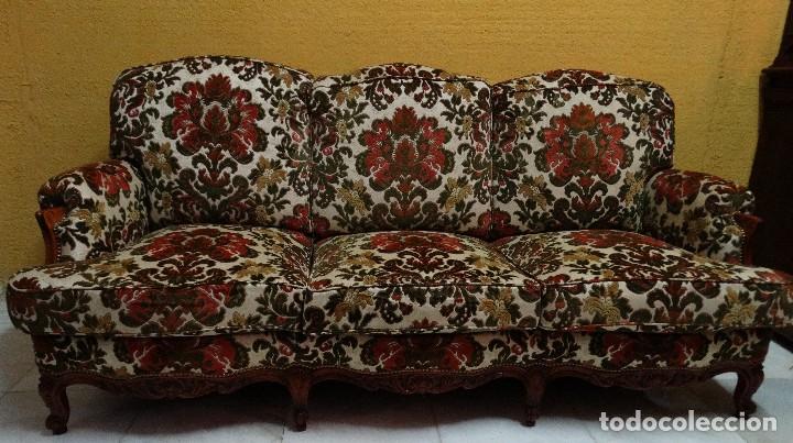 Antig&uuml;edades: Sof&aacute; y 2 sillones. Tresillo. Ref. 5989 - Foto 4