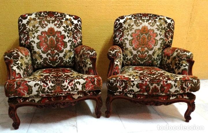 Antig&uuml;edades: Sof&aacute; y 2 sillones. Tresillo. Ref. 5989 - Foto 12