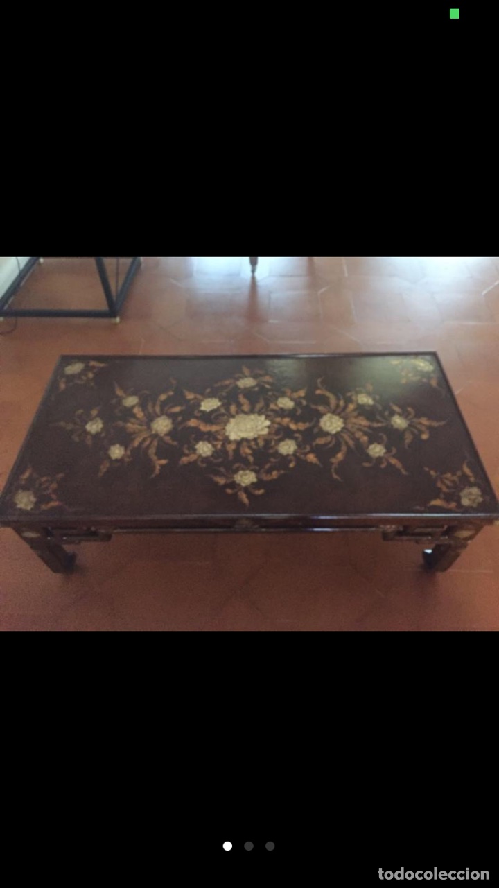 Antig&uuml;edades: Mesa de laca China S XIX - Foto 1
