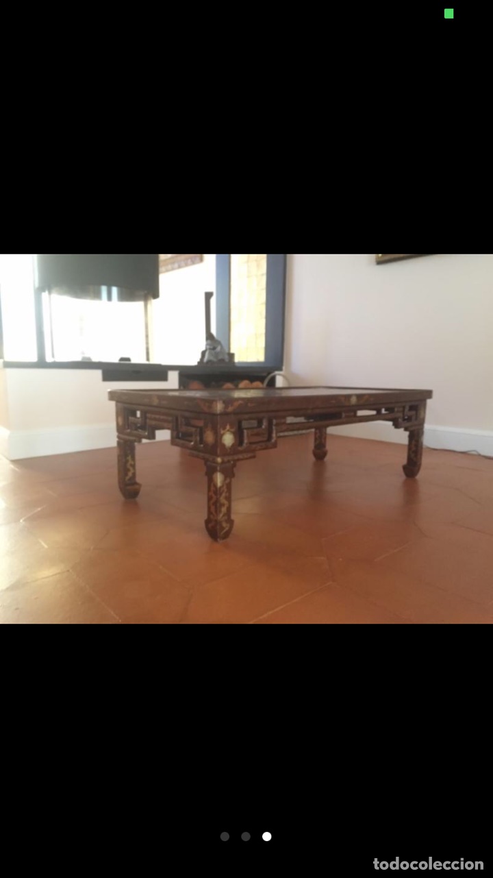 Antig&uuml;edades: Mesa de laca China S XIX - Foto 3