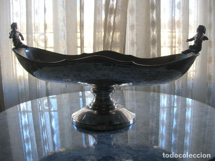 Antig&uuml;edades: A36) Centro de mesa. Base 48 cms * 21 cms. Alto 22 cms - Foto 2