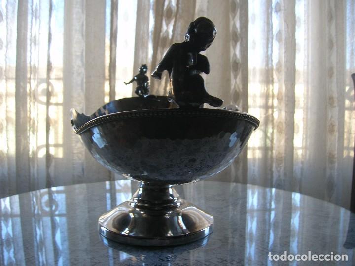 Antig&uuml;edades: A36) Centro de mesa. Base 48 cms * 21 cms. Alto 22 cms - Foto 3