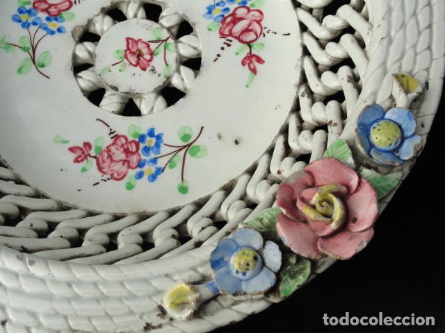 Antig&uuml;edades: BONITO CENTRO DE MESA DE PORCELANA. - Foto 4