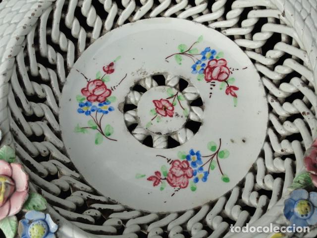 Antig&uuml;edades: BONITO CENTRO DE MESA DE PORCELANA. - Foto 6