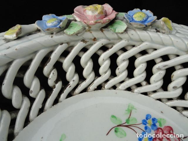 Antig&uuml;edades: BONITO CENTRO DE MESA DE PORCELANA. - Foto 9