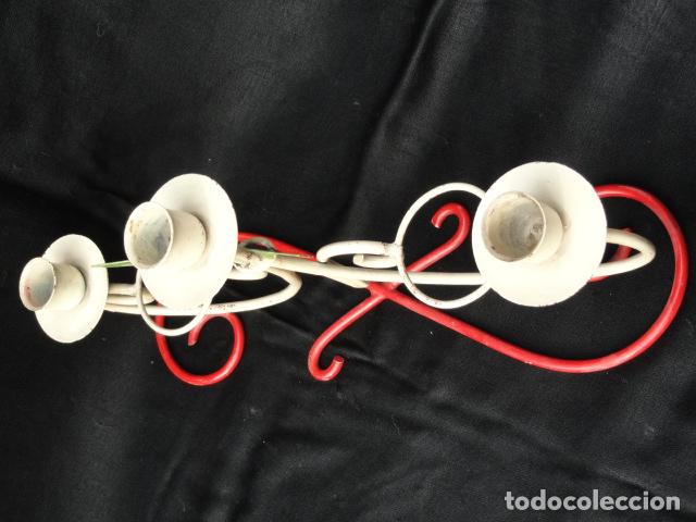 Antig&uuml;edades: BONITO CANDELABRO DE HIERRO. - Foto 4