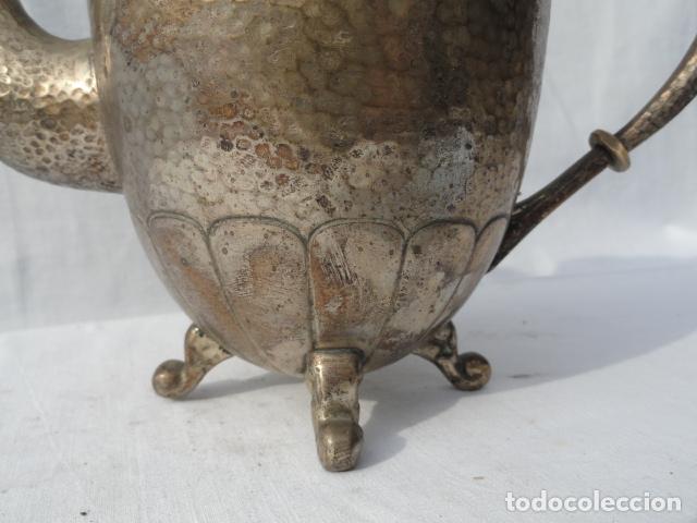 Antig&uuml;edades: BONITA TETERA CAFETERA DE ALPACA. - Foto 2