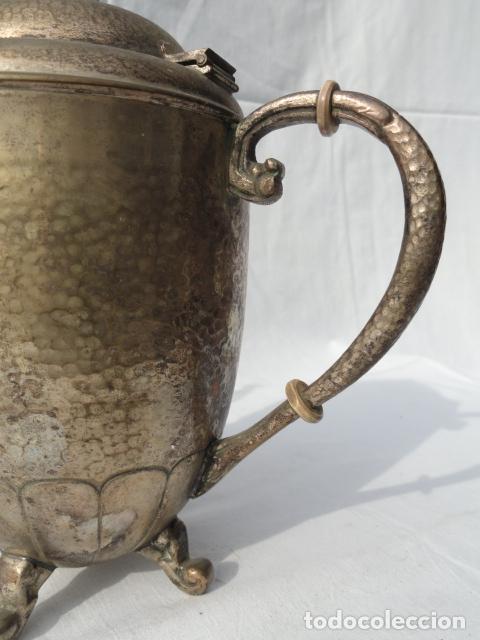 Antig&uuml;edades: BONITA TETERA CAFETERA DE ALPACA. - Foto 5