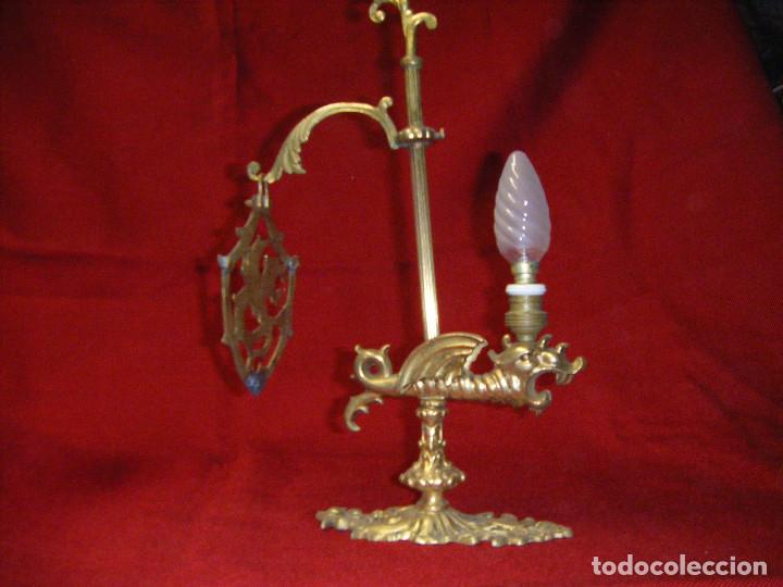 Antig&uuml;edades: LAMPARITA BRONCE - Foto 1