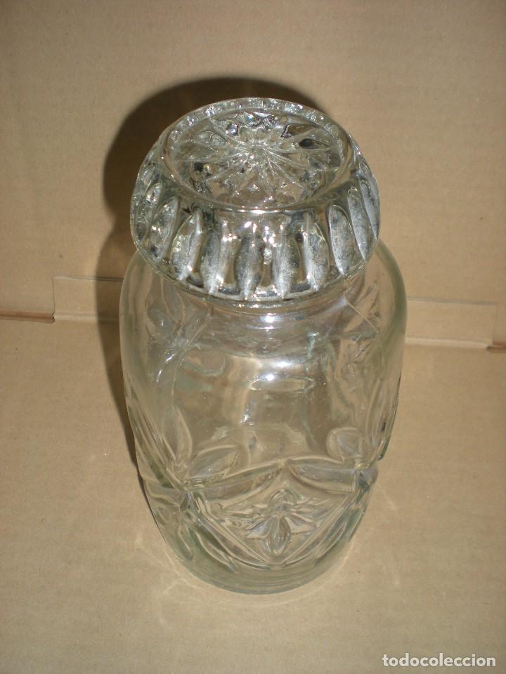 Antig&uuml;edades: tarro de cristal con tap&oacute;n - Foto 2