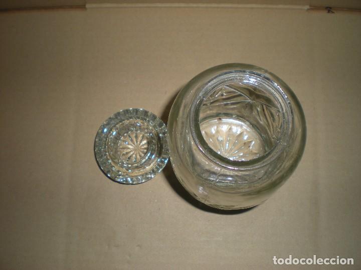 Antig&uuml;edades: tarro de cristal con tap&oacute;n - Foto 4