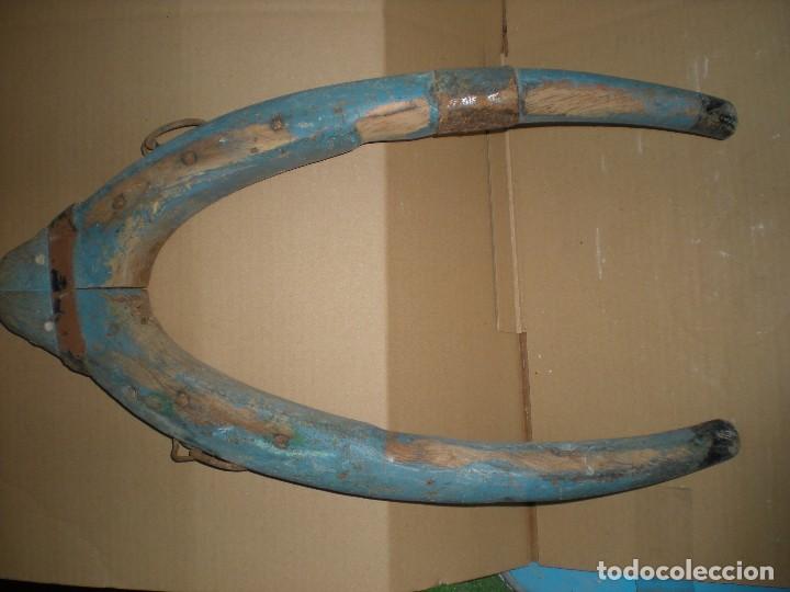 Antig&uuml;edades: horcate de madera 60x31cm - Foto 4