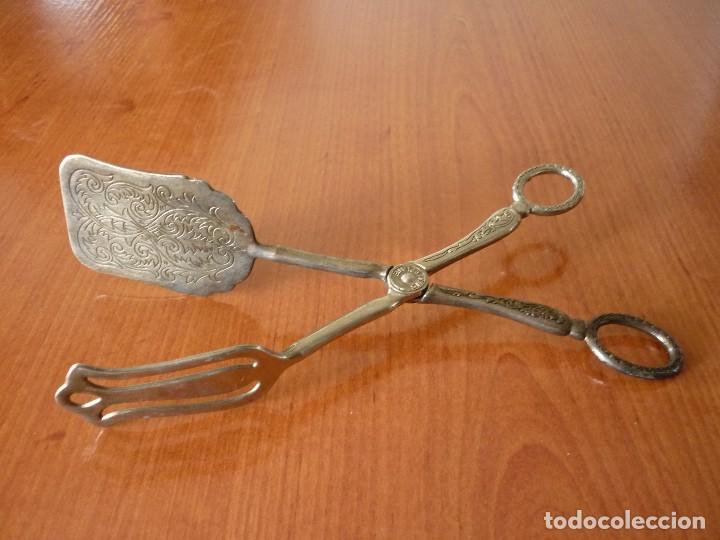 Antig&uuml;edades: PINZAS DE SERVIR SILVERPLATE - Foto 1