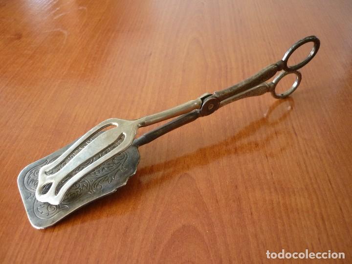 Antig&uuml;edades: PINZAS DE SERVIR SILVERPLATE - Foto 2