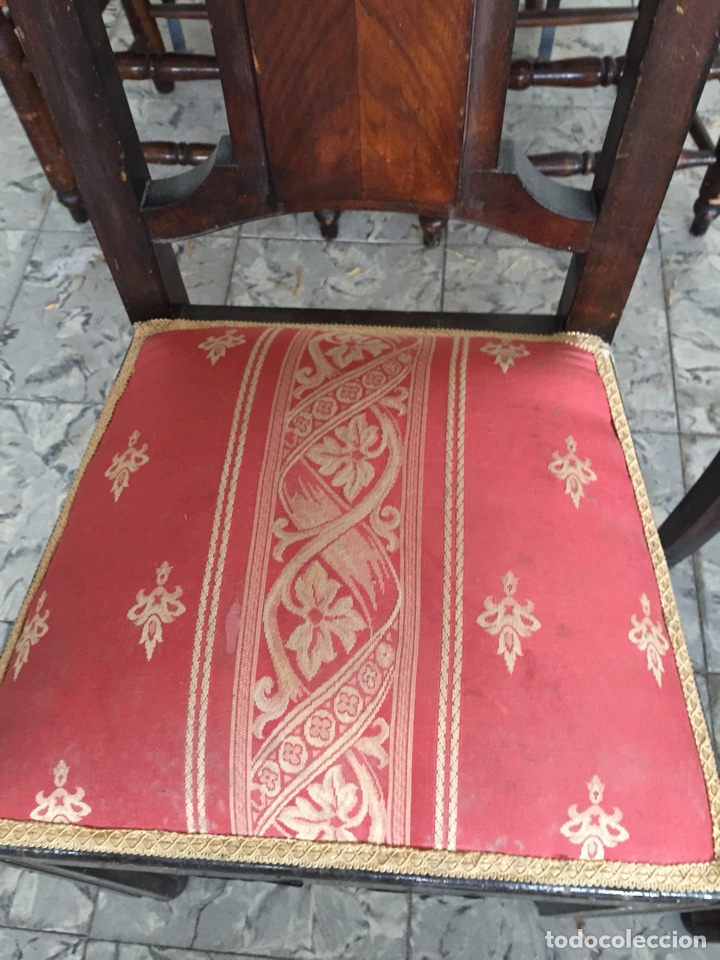 Antig&uuml;edades: Pareja de sillas antiguas - Foto 5