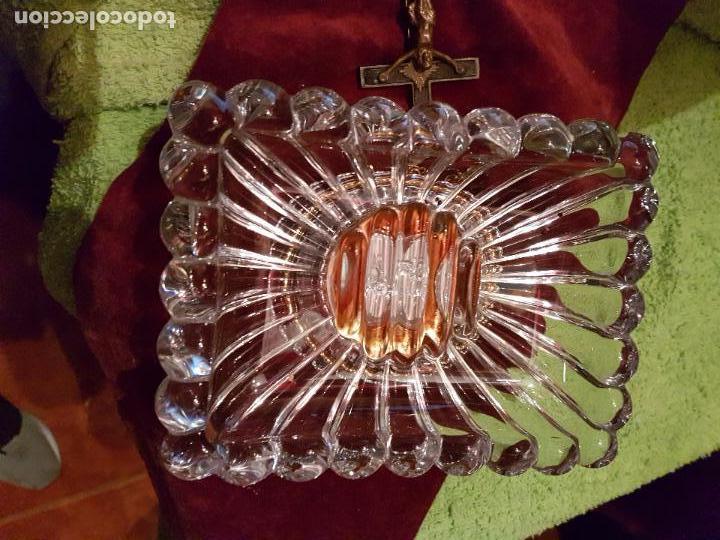 Antig&uuml;edades: BONITA BANDEJA DE CRISTAL - Foto 7