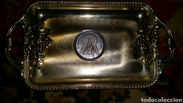Antig&uuml;edades: OFERTA bandeja de la virgen de guadalupe. - Foto 1