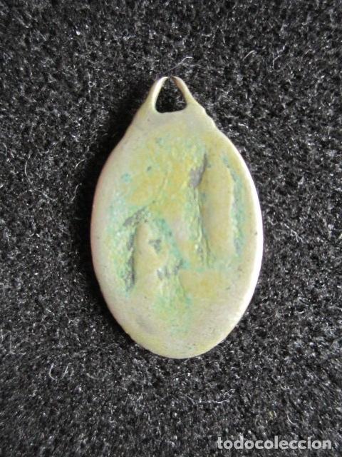 Antig&uuml;edades: ANTIGUA MEDALLA RELIGIOSA VIRGEN. - Foto 2