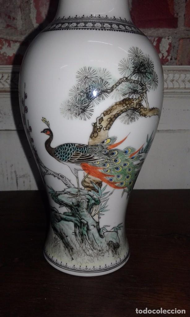 Antig&uuml;edades: JARRON CHINO DE PORCELANA - Foto 2