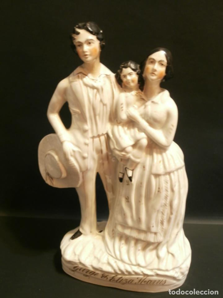 GEORGE Y ELIZA HARRIS ( STRAFORDSHIRE ) (Antigüedades - Hogar y Decoración - Figuras Antiguas)