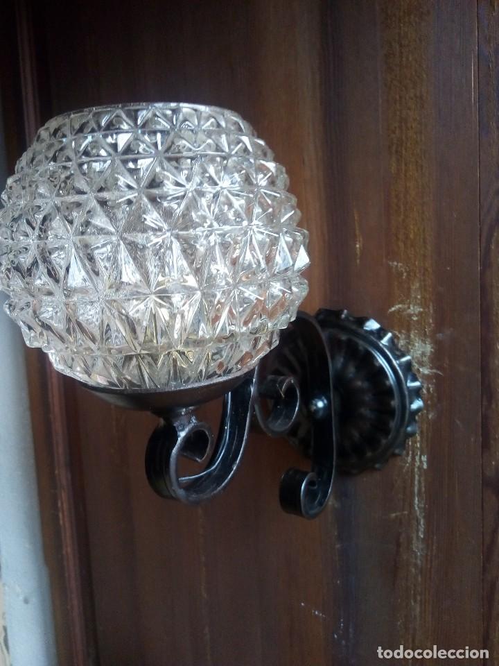 Antig&uuml;edades: LAMPARA - APLIQUE - FORJA . - Foto 2