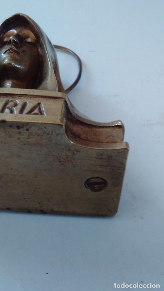 Antig&uuml;edades: Busto de la Virgen Mar&iacute;a en bronce - Foto 11