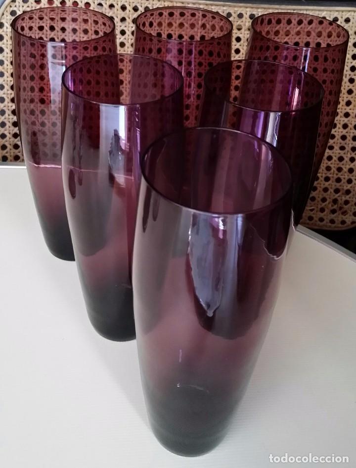 Antig&uuml;edades: VASOS DE CRISTAL SOPLADO MURANO - Foto 1