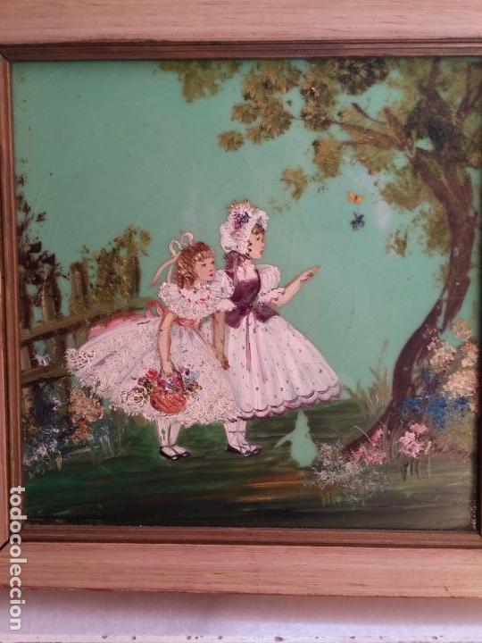 Antig&uuml;edades: Antiguo azulejo pintado a mano - Foto 3