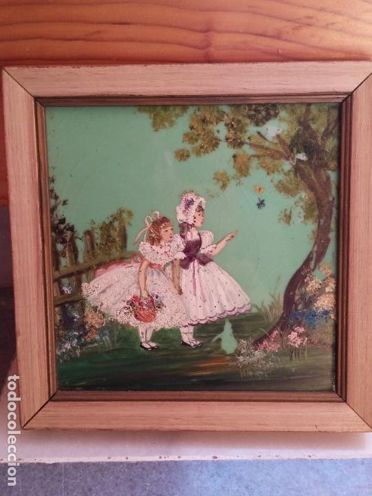 Antig&uuml;edades: Antiguo azulejo pintado a mano - Foto 4