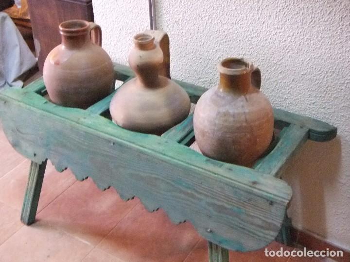 Antig&uuml;edades: Cantarera antigua artesanal - Foto 1