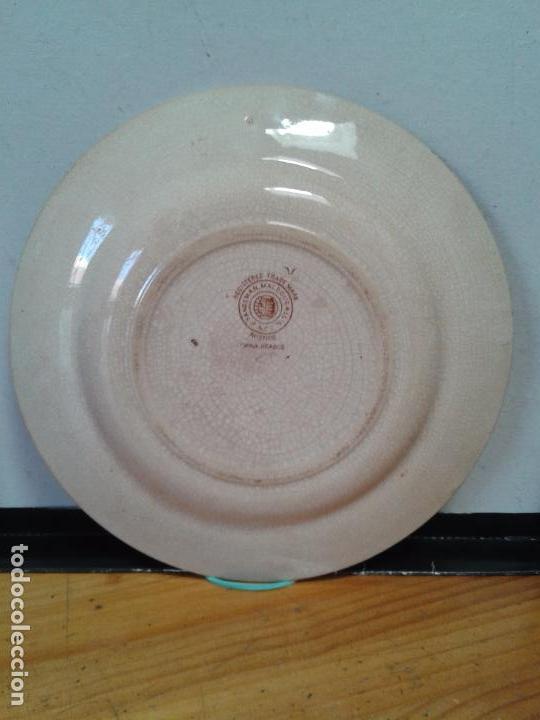 Antig&uuml;edades: Plato Sandeman Macdougall, marca inglesa, tema rustico - Foto 3