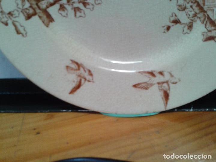 Antig&uuml;edades: Plato Sandeman Macdougall, marca inglesa, tema rustico - Foto 4