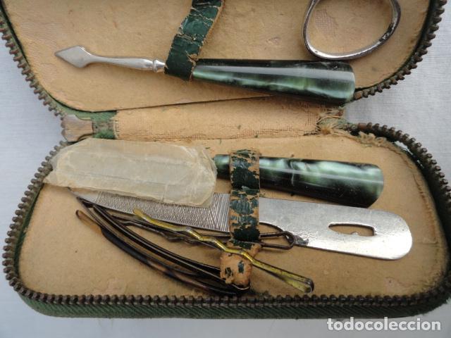 Antig&uuml;edades: SET ESTUCHE MANICURA DE VIAJE. - Foto 5