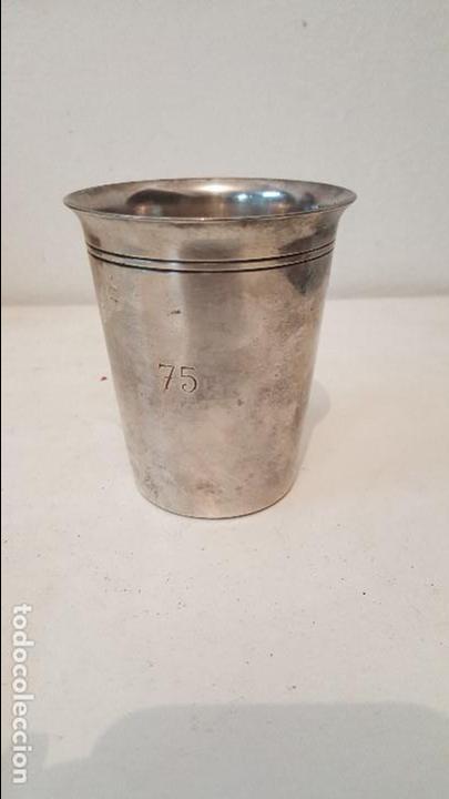 Antig&uuml;edades: VASO CUBITERO PLATA EXCELENTE - Foto 1