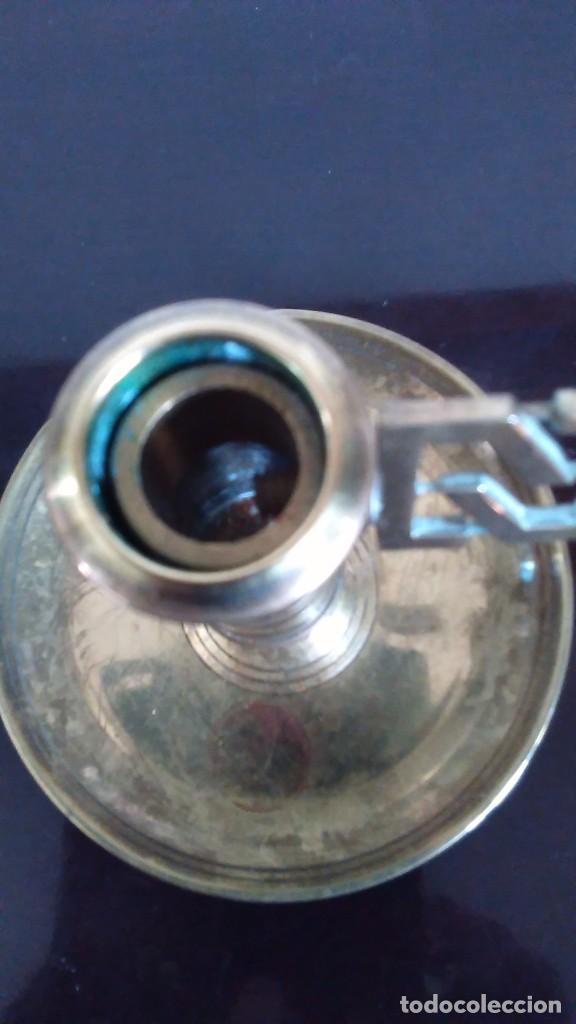 Antig&uuml;edades: Candelero de broce regulable. S.XIX - Foto 7