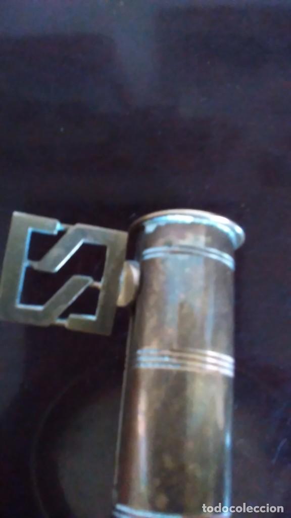 Antig&uuml;edades: Candelero de broce regulable. S.XIX - Foto 10