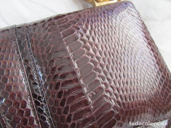 Antig&uuml;edades: Bolso de piel de serpiente - Foto 2