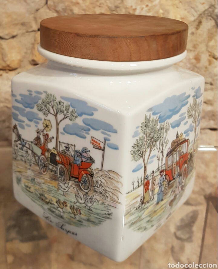 Antig&uuml;edades: Pote para galletas franc&eacute;s - Foto 1