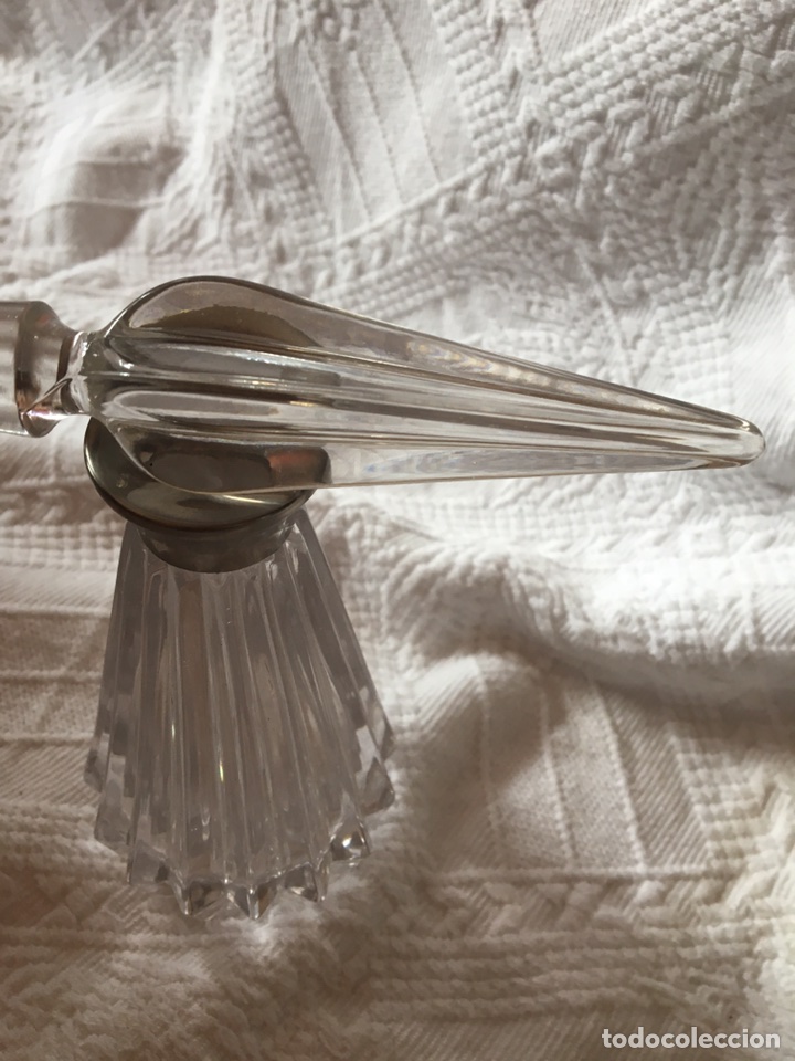 Antig&uuml;edades: RECIPIENTE DE CRISTAL PARA PERFUME - Foto 4